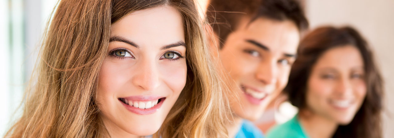 Young Group Smiling